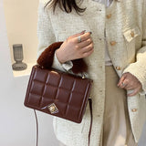 Plush Crossbody Bag Autumn Handle Lady Handbags