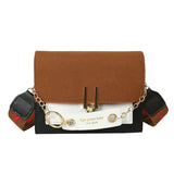 Nubuck Leather Shoulder Bag for Women