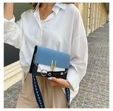 Nubuck Leather Shoulder Bag for Women