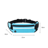 Women's Mini Fanny Pack Waist Bag USB Travel Waterproof Phone Belt Bags