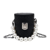 Leather Mini Chain Crossbody Bag Lipstick Pouches Women Shoulder Bags
