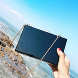 Women's Acrylic Prom Handbag Evening Clutch Banquet Purse Shoulder Bag