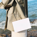 Women's Acrylic Prom Handbag Evening Clutch Banquet Purse Shoulder Bag