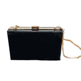 Women's Acrylic Prom Handbag Evening Clutch Banquet Purse Shoulder Bag
