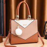 V Shaped Tote Bag Shoulder Crossbody Bags for Women Handbags