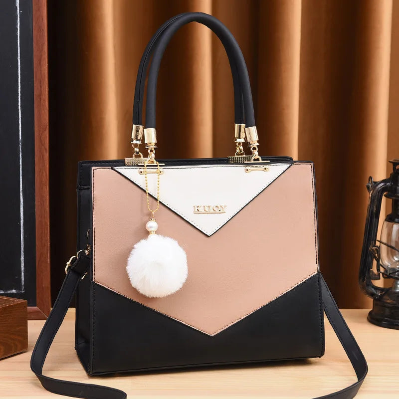 V Shaped Tote Bag Shoulder Crossbody Bags for Women Handbags