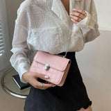High Style Chain Strap Shoulder Bag Square Small Bag