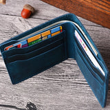 Hot Leather Men's Wallet Crazy Horse Male Wallet Distress Wallet