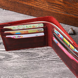 Hot Leather Men's Wallet Crazy Horse Male Wallet Distress Wallet