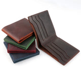 Hot Leather Men's Wallet Crazy Horse Male Wallet Distress Wallet