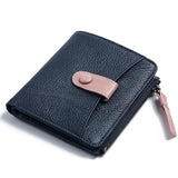 Hot Leather Wallet Female Famous Wallet Case Cow Leather Purse