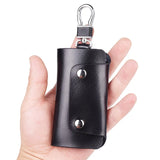 Leather Key Holder Case Wallet Keychain Men Women