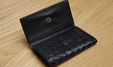 Woven Leather Key Holder Men's Key Wallet