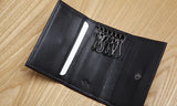 Woven Leather Key Holder Men's Key Wallet