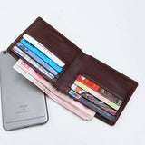 Men's Leather Wallet Case Men Wallets