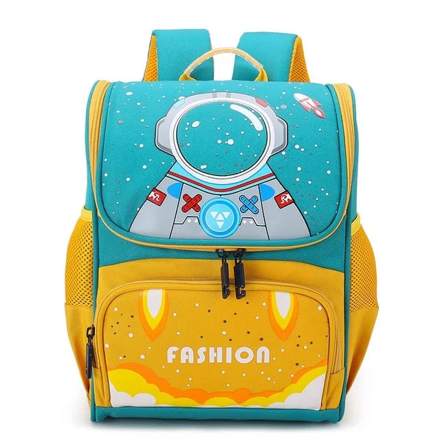 Cartoon Printing Backpack for Kids, Boy Girl Kindergarten School Bag