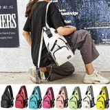 Shoulder Bag Unisex Chest Bag Multi-Functional Backpack Travel Pack