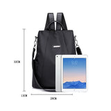 Women's Anti-theft Backpack Casual Oxford School Bag
