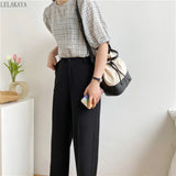 Canvas Stitching Bucket Bag Casual Shoulder Bag