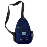 Hunter X Hunter Kids Chest Bag 3D Cartoon Oxford Crossbody Shoulder Bag