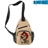 Hunter X Hunter Kids Chest Bag 3D Cartoon Oxford Crossbody Shoulder Bag