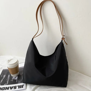 Japanese Korea Women Causal Large Capacity Totes Lightweight Oxford Cloth Bag
