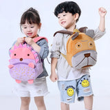 Monkey Backpack Kindergarten Children School Bags Baby Girl Boy Schoolbag