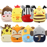 Kids Cartoon Monkey Backpack Kindergarten Children Mochila Infant School Bags