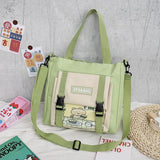 Korea Japanese Student School Class Canvas Bag Shoulder Causal College