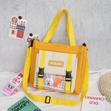Korea Japanese Student School Class Canvas Bag Shoulder Causal College