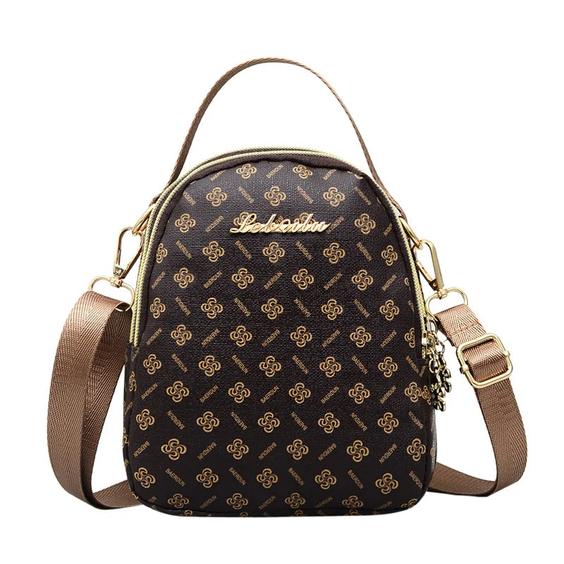 Women's PU Leather Shoulder Bag Crossbody Mobile Phone Wallet