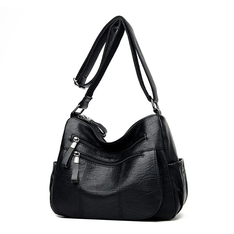 Ladies Casual Leather Handbags Women Shoulder Messenger Bags