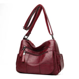 Ladies Casual Leather Handbags Women Shoulder Messenger Bags