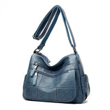 Ladies Casual Leather Handbags Women Shoulder Messenger Bags
