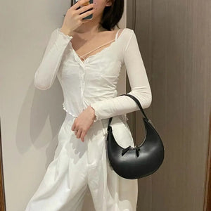 Women's Pu Leather Shoulder Bag Armpit Bag