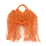 Bohemian Tassel Handbag Large Capacity Beach Shoulder Bag