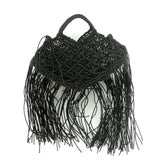Bohemian Tassel Handbag Large Capacity Beach Shoulder Bag