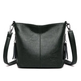 Soft Leather Shoulder Bag for Women Larger Capacity Crossbody Handbags