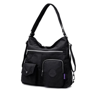 Waterproof Nylon Lady Shoulder Bag Tote Handbag Large Capacity Crossbody Bag