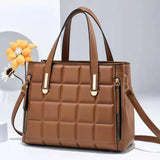 Large Capacity Woman Handbag PU Leather Shoulder Bag Casual Crossbody Bag
