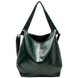Leather Lady Shoulder Bag Shopper Tote Retro Handbags