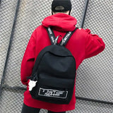 Canvas Women Backpack Doll Pendant Travel Women Shoulder Bag