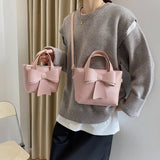 Pink Mother Daughter Bow Cross-body Bag