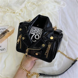 Punk Motobike Style Shoulder Crossbody Bag for Women