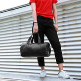 Men Travel Bag Large Capacity Waterproof Duffle Bag with Shoe Pouch