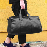 Men Travel Bag Large Capacity Waterproof Duffle Bag with Shoe Pouch