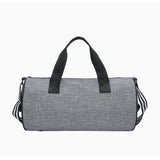 Men Grey Handbag Sports Gym Bags Waterproof Nylon