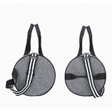 Men Grey Handbag Sports Gym Bags Waterproof Nylon
