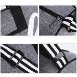 Men Grey Handbag Sports Gym Bags Waterproof Nylon