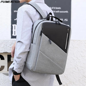 Men's Anti Theft Backpack Laptop USB Charging Waterproof Schoolbag